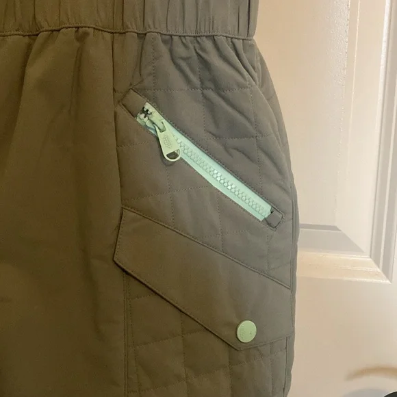 Free People Movement All Prepped Ski Bib - Greyed Olive - Picture 7 of 13